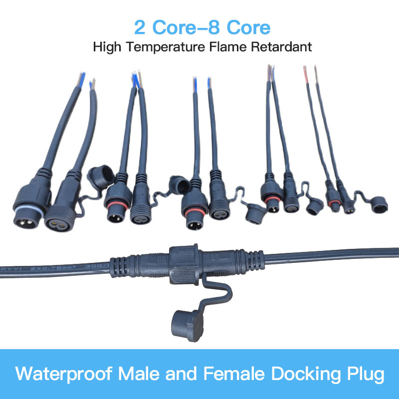 Male Female Extension Wire Con - Outdoor Lighting Socket avis et prix