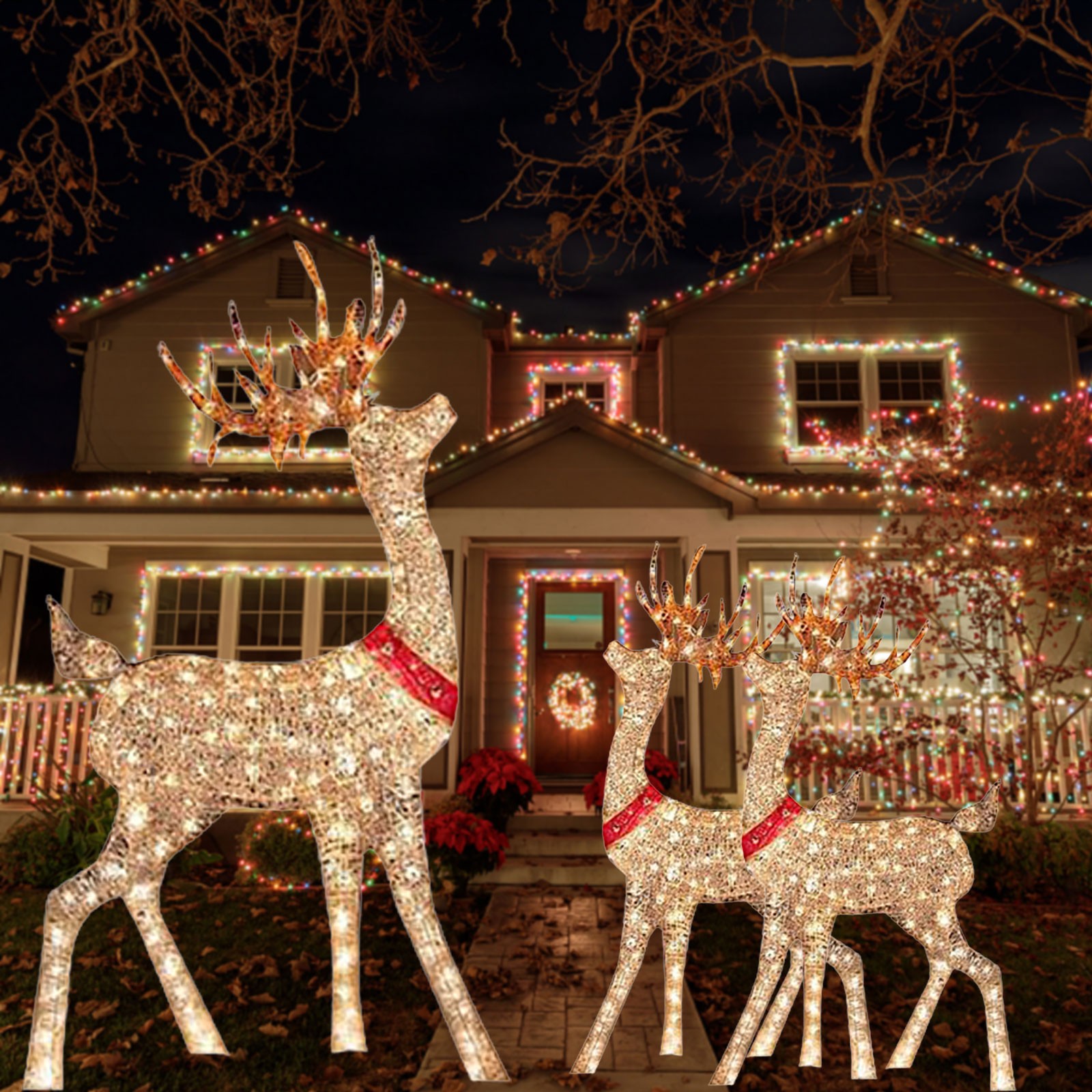Lighted Christmas Decoration D - Outdoor Lighting Yard Stakes avis et prix