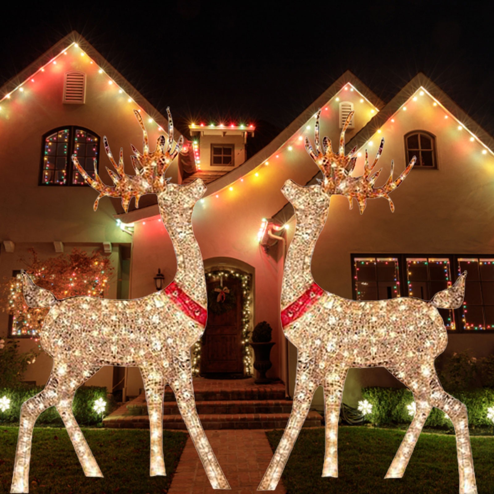 Lighted Christmas Decoration D - Outdoor Lighting Yard Stakes avis et prix