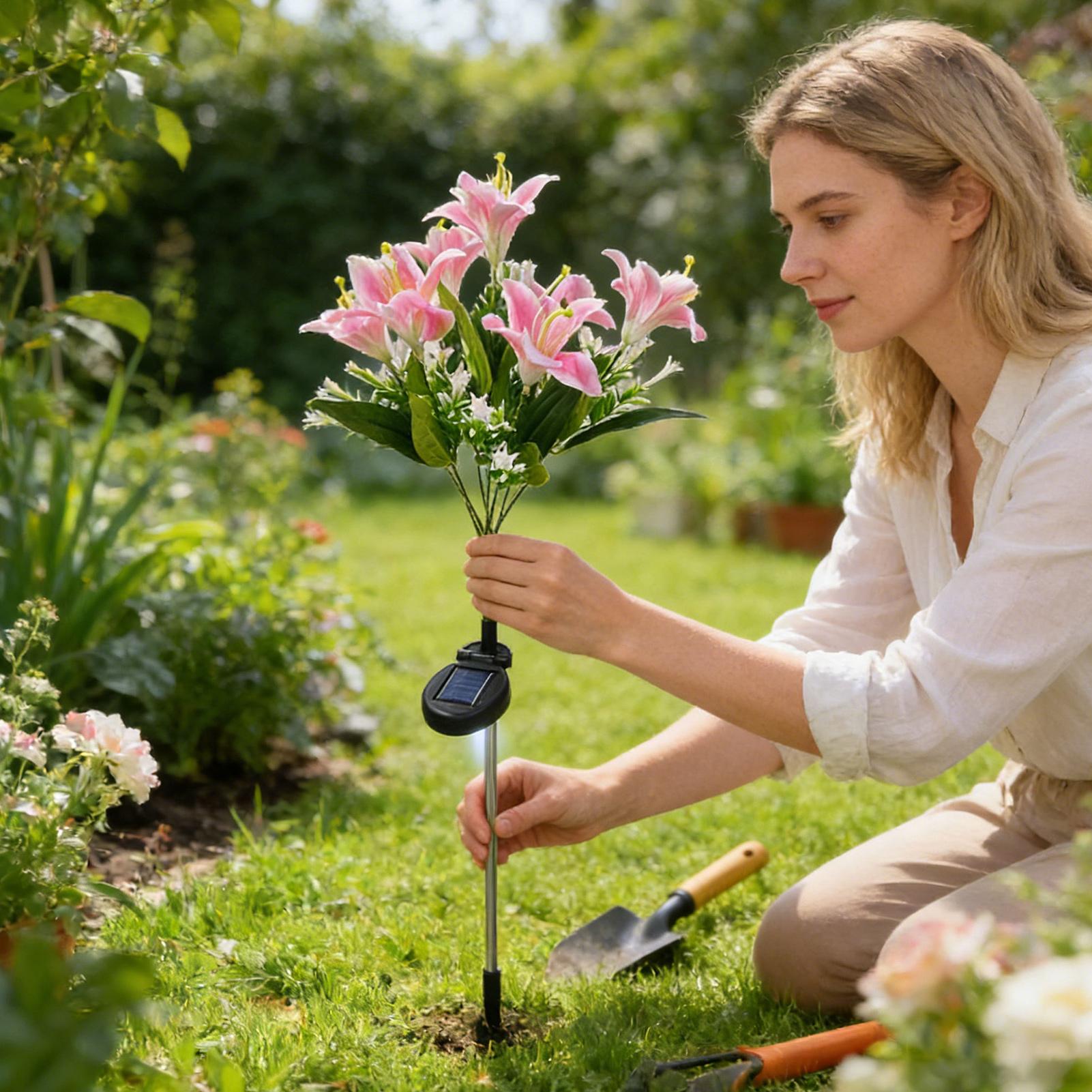 Solar Flowers Outdoor Waterpro - Outdoor Lighting Yard Stakes avis et prix