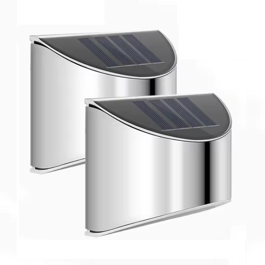 2Pcs Solar Garden Light Stainl - Outdoor Lighting Up And Down avis et prix