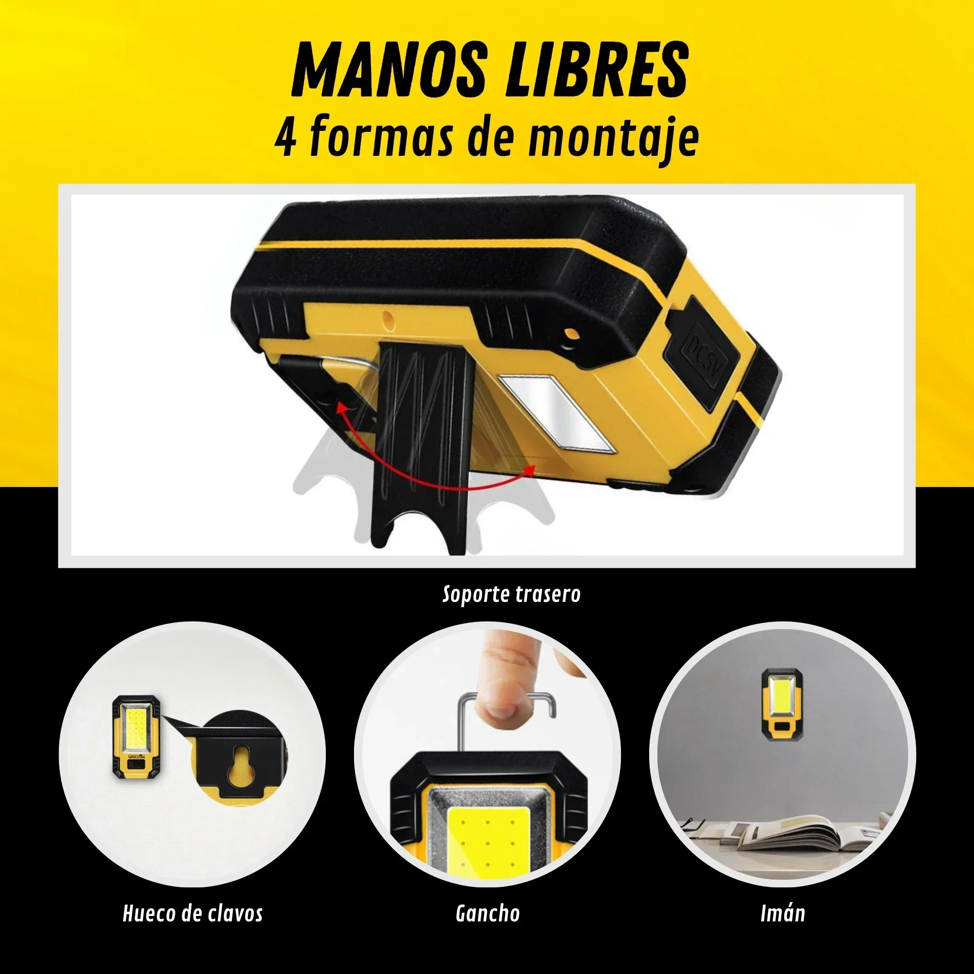 Portable 4000MaH Rechargeable  - Outdoor Lighting Usa avis et prix