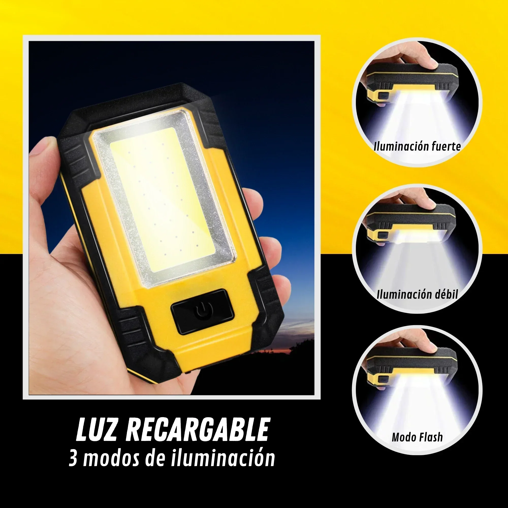 Portable 4000MaH Rechargeable  - Outdoor Lighting Usa avis et prix