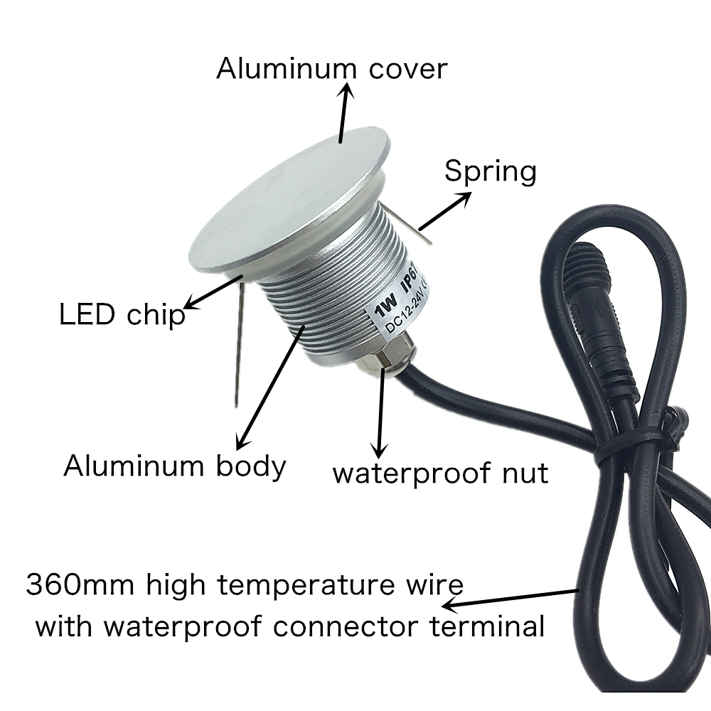 IP67 Waterproof Recessed Stair - Outdoor Lighting Recessed avis et prix
