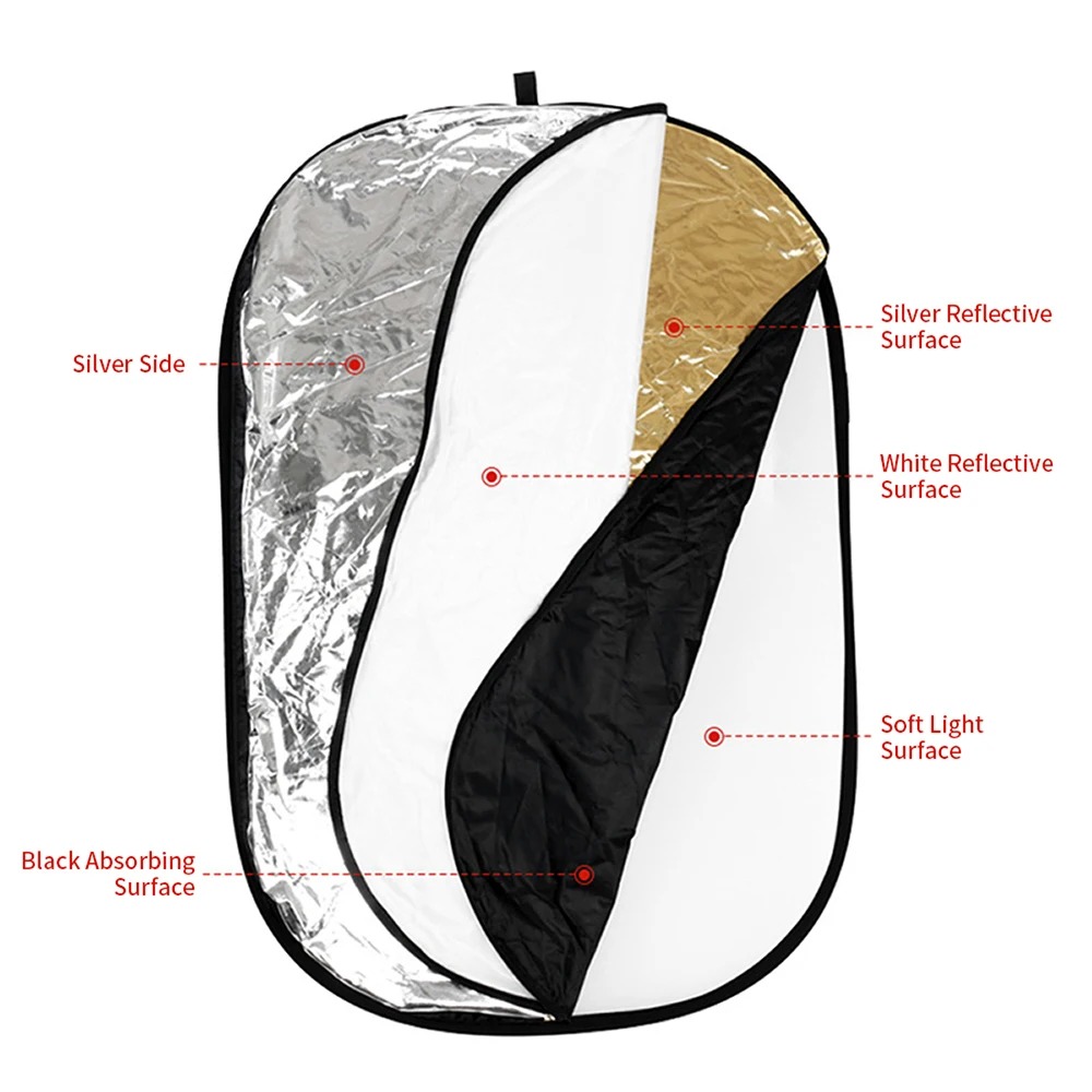 60/80/110CM 5-in-1 Collapsible - Outdoor Lighting For Photography avis et prix