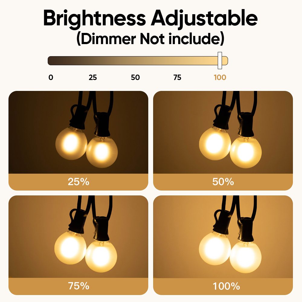 Retro Led G40 Street Garland L - Outdoor Lighting Socket avis et prix