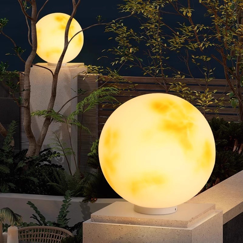 Circle Art Outdoor Light Luxur - Outdoor Lighting Yard Decoration avis et prix