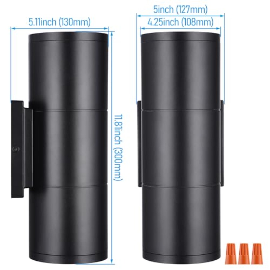 3000K LED Cylinder Up Down Wal - Outdoor Lighting Up And Down avis et prix