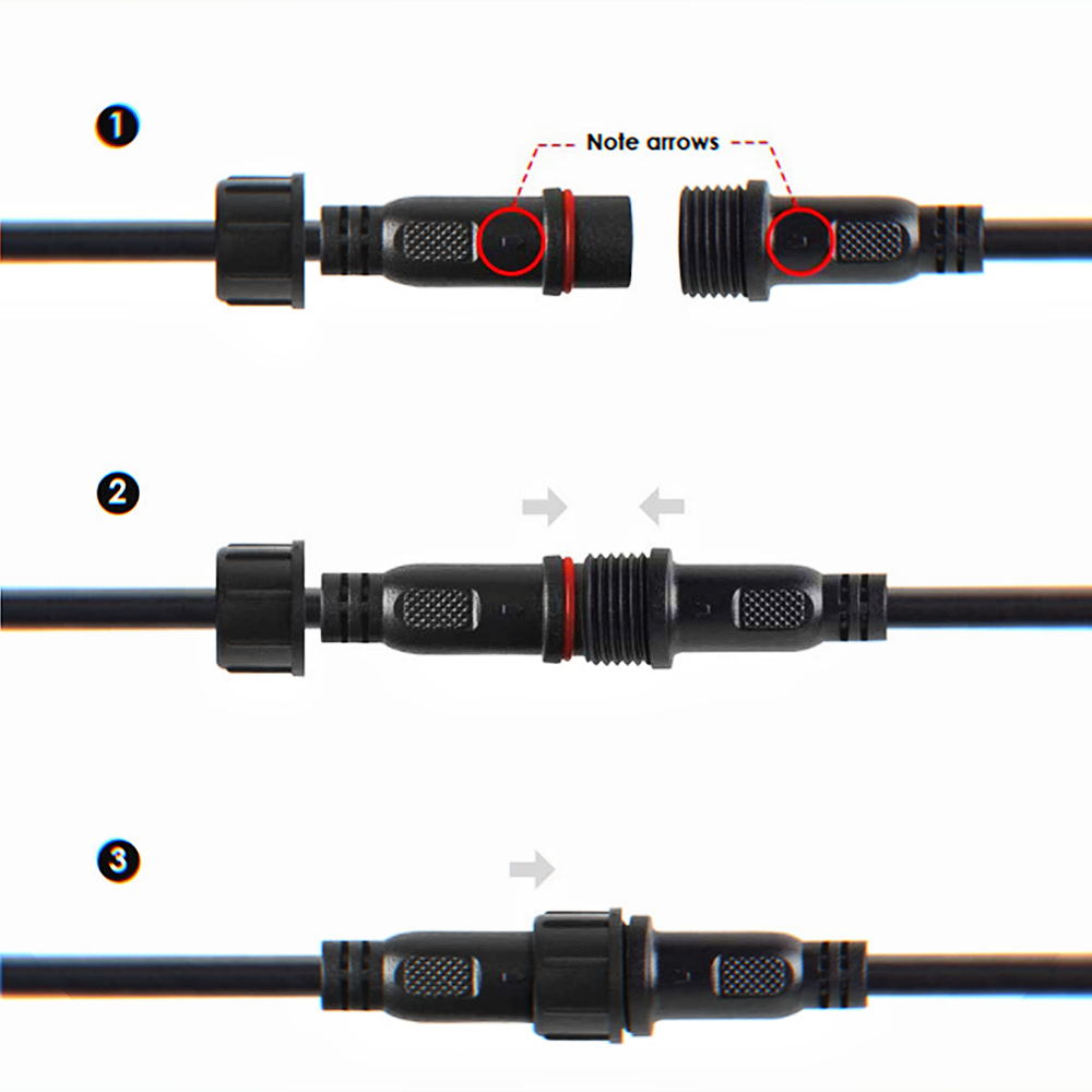 2pin DC LED Cable 1 Metre Exte - Outdoor Lighting Extension Cable avis et prix