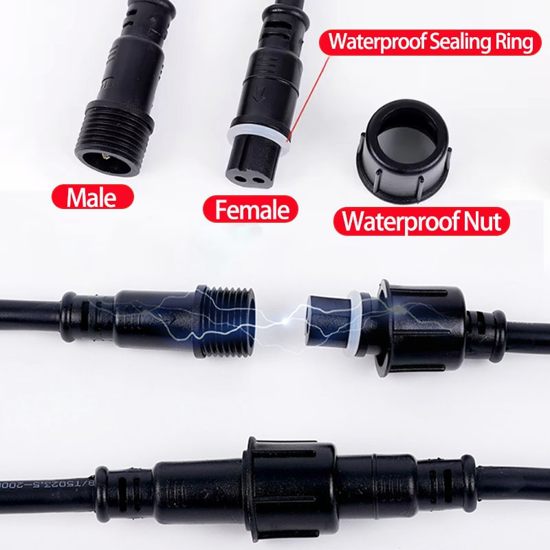 Waterproof Wire Connector Set  - Outdoor Lighting Socket avis et prix
