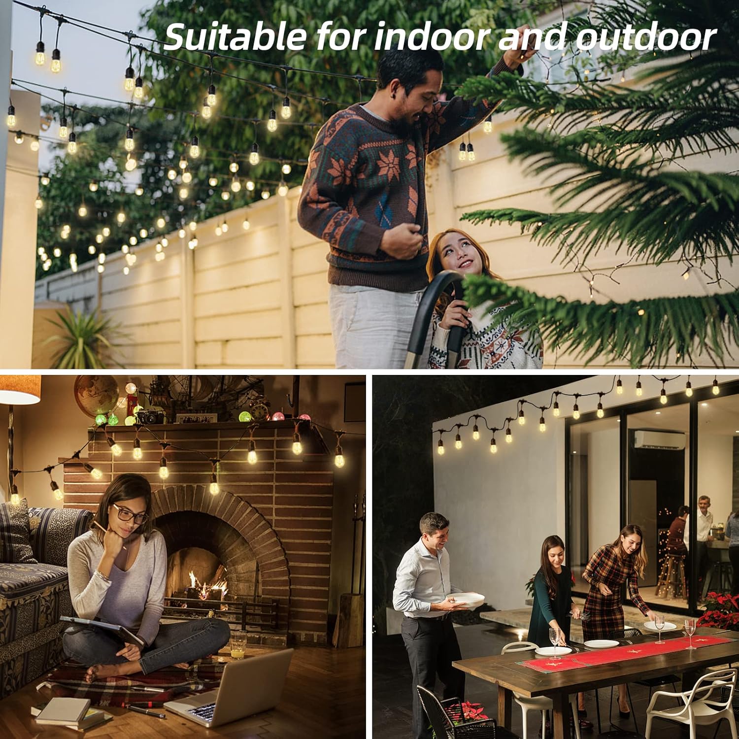 10m LED String Lights 10 Hangi - Outdoor Lighting Socket avis et prix