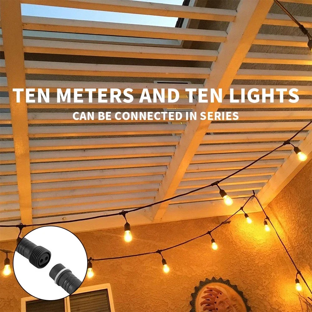 10m LED String Lights 10 Hangi - Outdoor Lighting Socket avis et prix