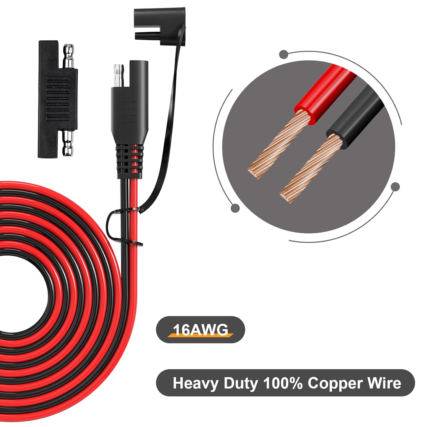 JMUYTOP 16AWG SAE Extension Ca - Outdoor Lighting Extension Cable avis et prix