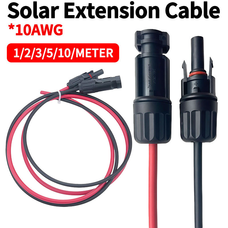 Solar PV Extension Cable Black - Outdoor Lighting Extension Cable avis et prix