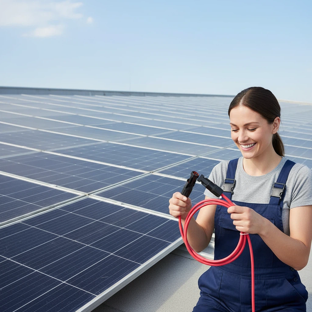 Solar PV Extension Cable Black - Outdoor Lighting Extension Cable avis et prix