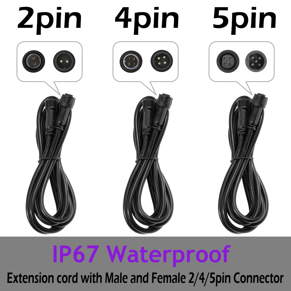 2PIN/4PIN 1meter/2meter/3meter - Outdoor Lighting Extension Cable avis et prix