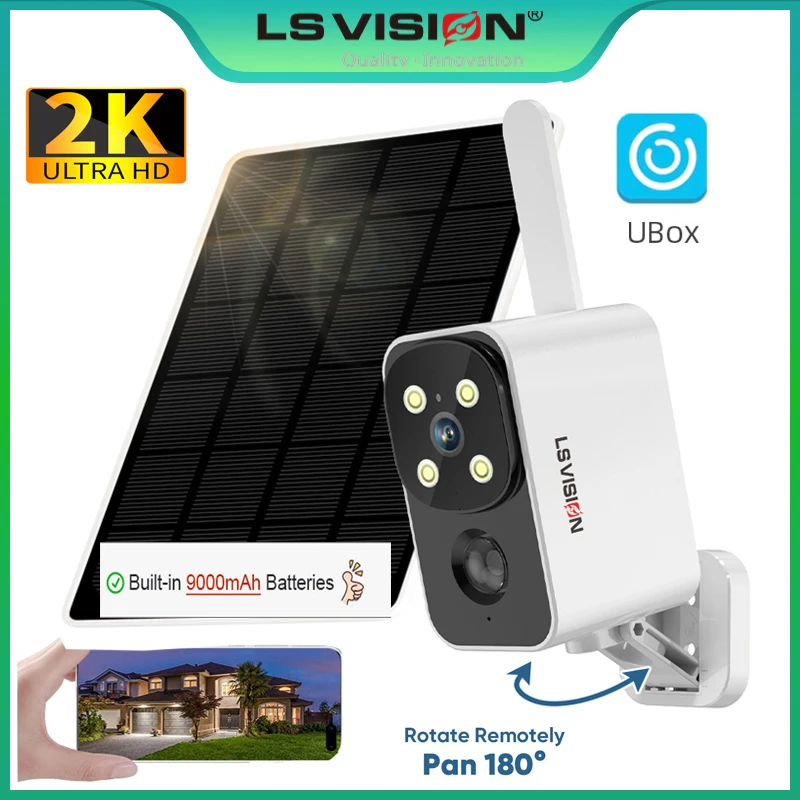 LS VISION Outdoor Solar Camera - Outdoor Lighting Video avis et prix