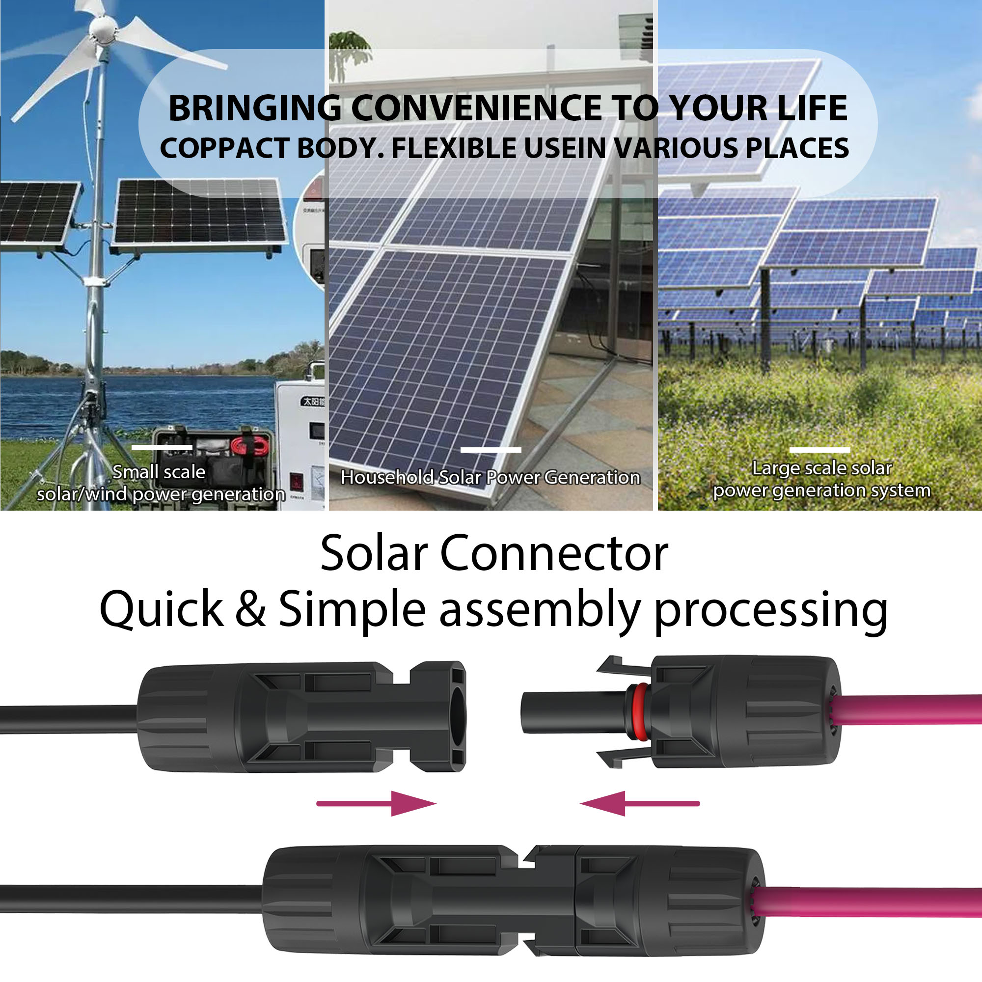 Solar to XT60 extension cable  - Outdoor Lighting Extension Cable avis et prix