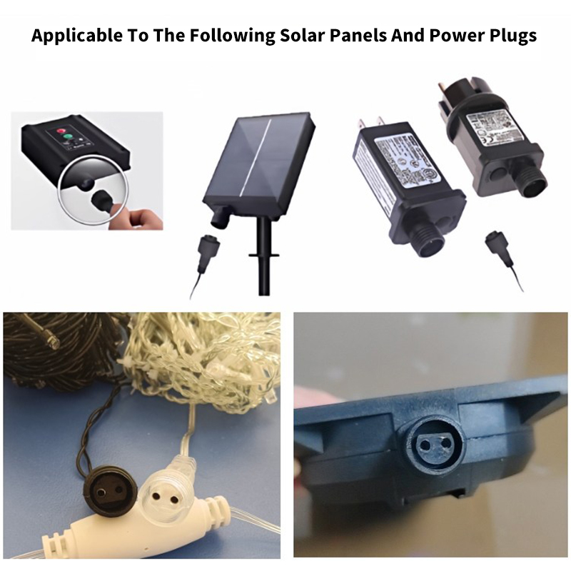 2Pin LED Connector with 25cm W - Outdoor Lighting Extension Cable avis et prix