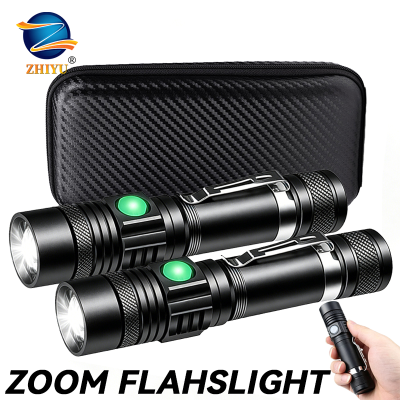 T6 LED Rechargeable Flashlight - Outdoor Lighting Usa avis et prix