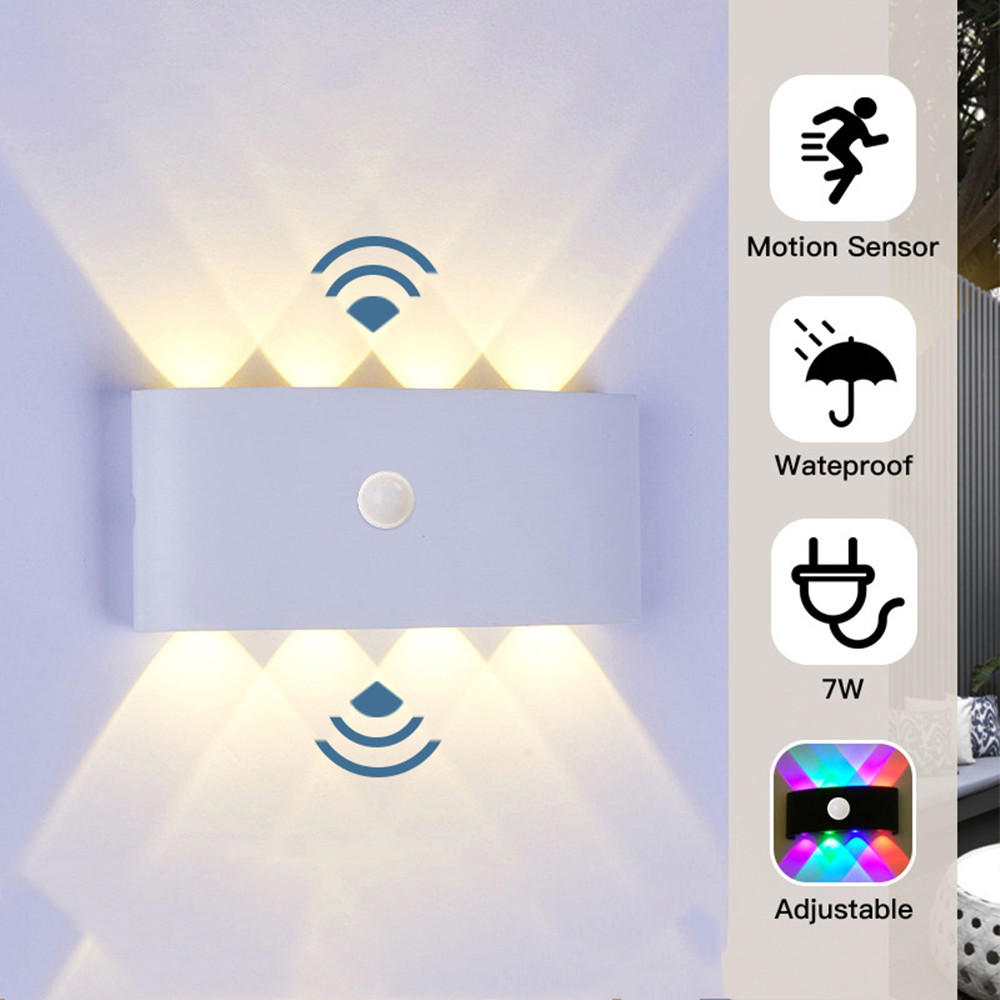 PIR Motion Sensor Wall Lamp AC - Outdoor Lighting Up And Down avis et prix