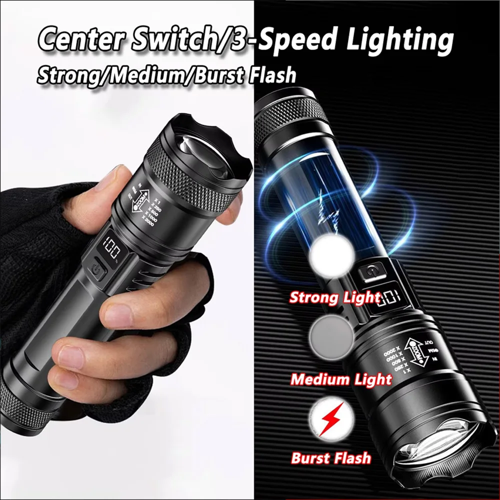 Rechargeable LED Flashlight Zo - Outdoor Lighting Usa avis et prix