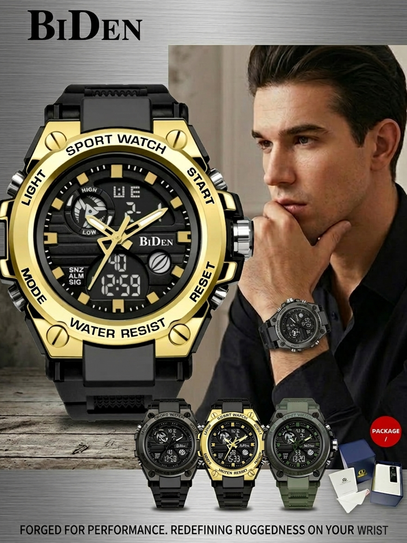 Men's electronic watch with ni - Outdoor Lighting Trends avis et prix