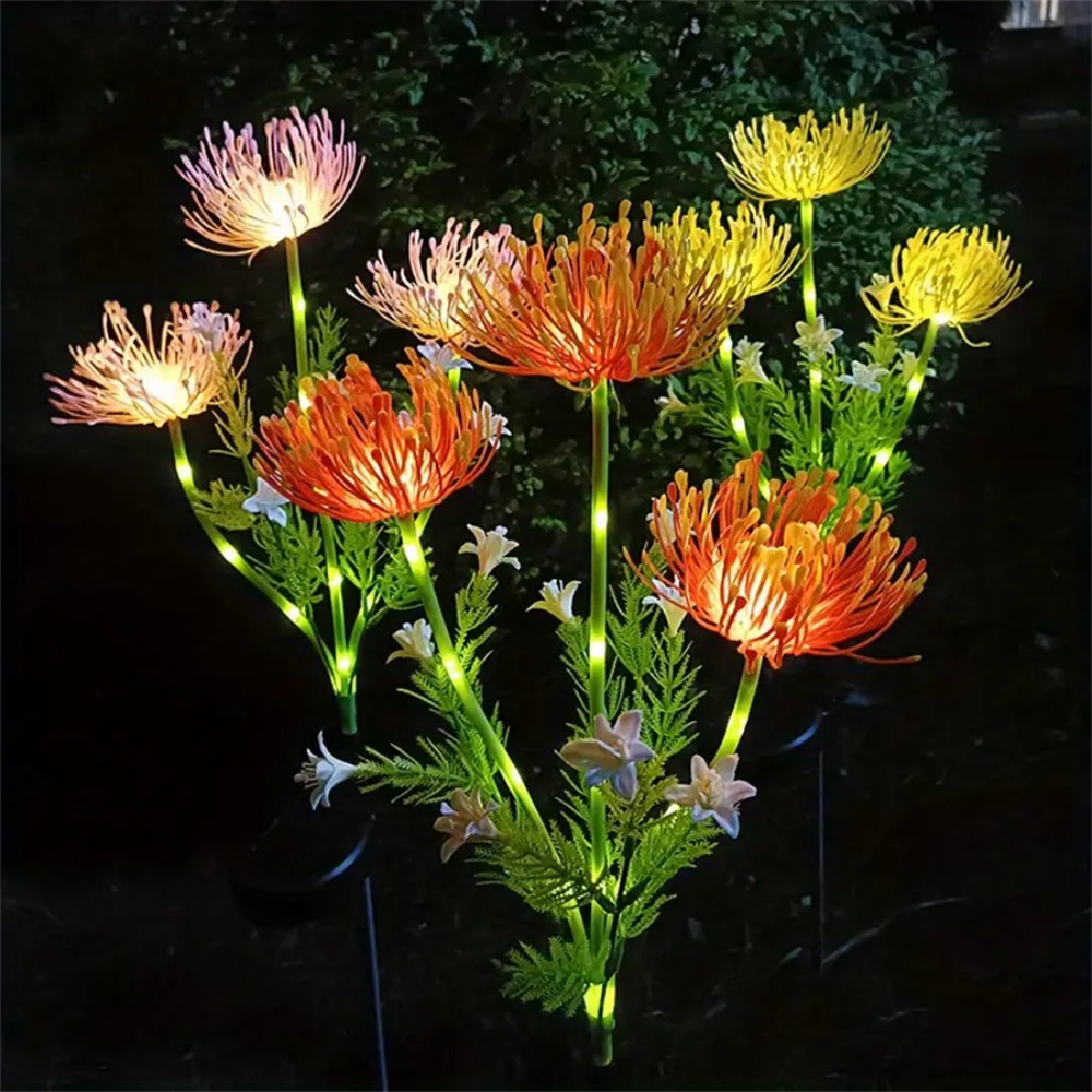 Solar Spider Lily Flower Groun - Outdoor Lighting Yard Stakes avis et prix
