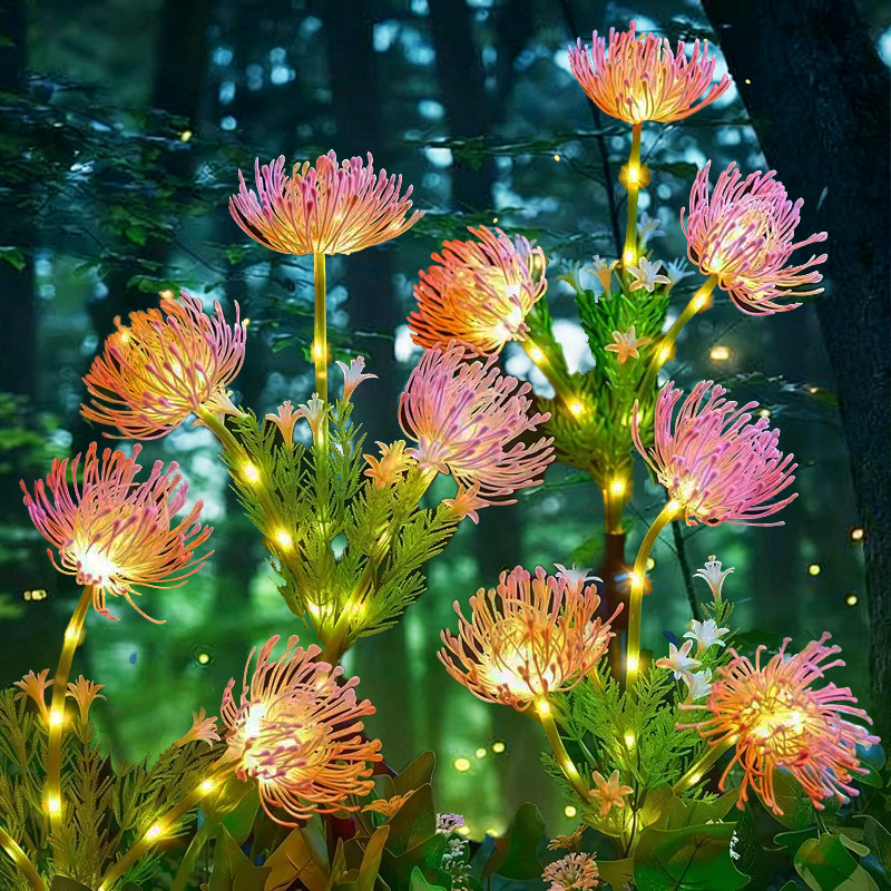 Solar Spider Lily Flower Groun - Outdoor Lighting Yard Stakes avis et prix