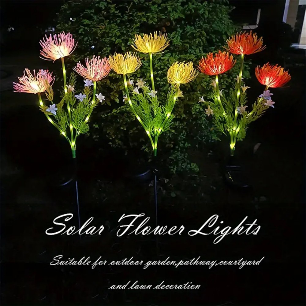 Solar Spider Lily Flower Groun - Outdoor Lighting Yard Stakes avis et prix