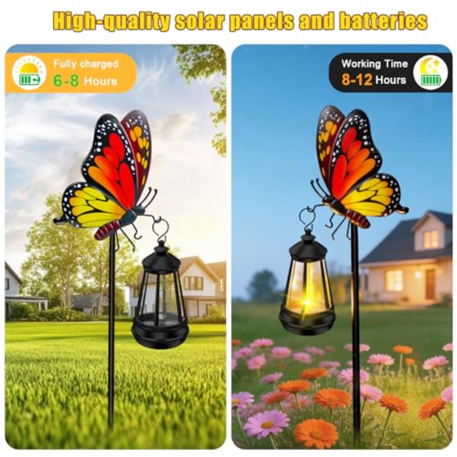 Solar Garden Decor Lights Outd - Outdoor Lighting Yard Stakes avis et prix