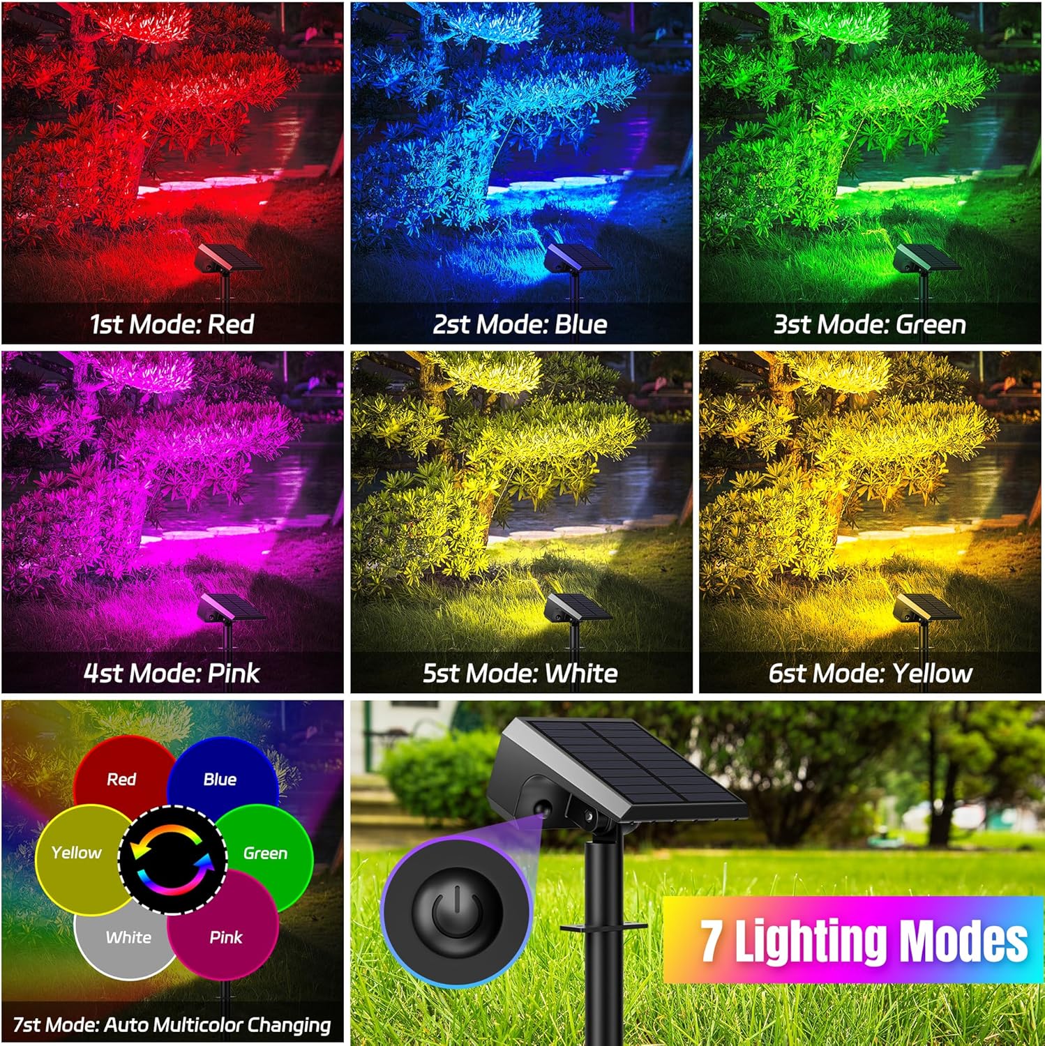 10-Pack Solar Spot Lights, 28  - Outdoor Lighting Led avis et prix